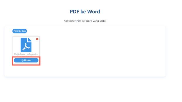 PDF ke Word