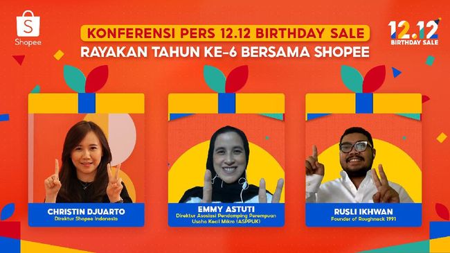 Shopee Hadirkan Festival 12.12 Birthday Sale di HUT Ke-6