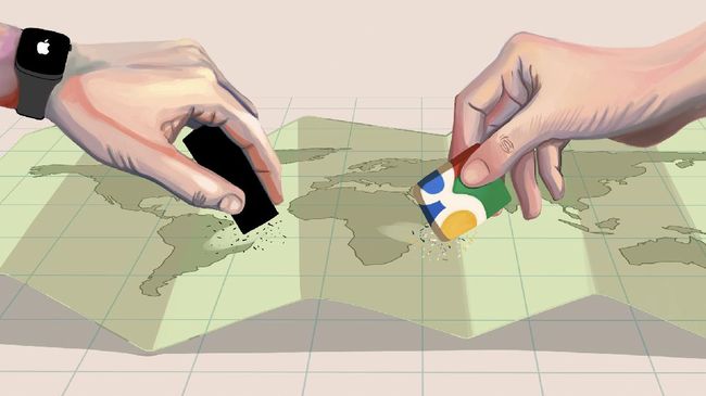 Serang Ukraina, Wilayah Rusia Hilang di Google Maps