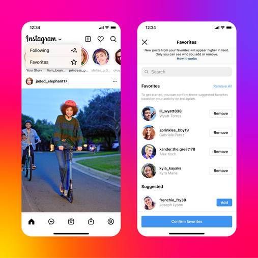 Opsi Feed Instagram Terbaru