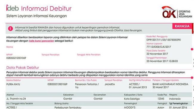 BI Checking Sudah Ganti, Cek Skor Kredit Anda di Internet