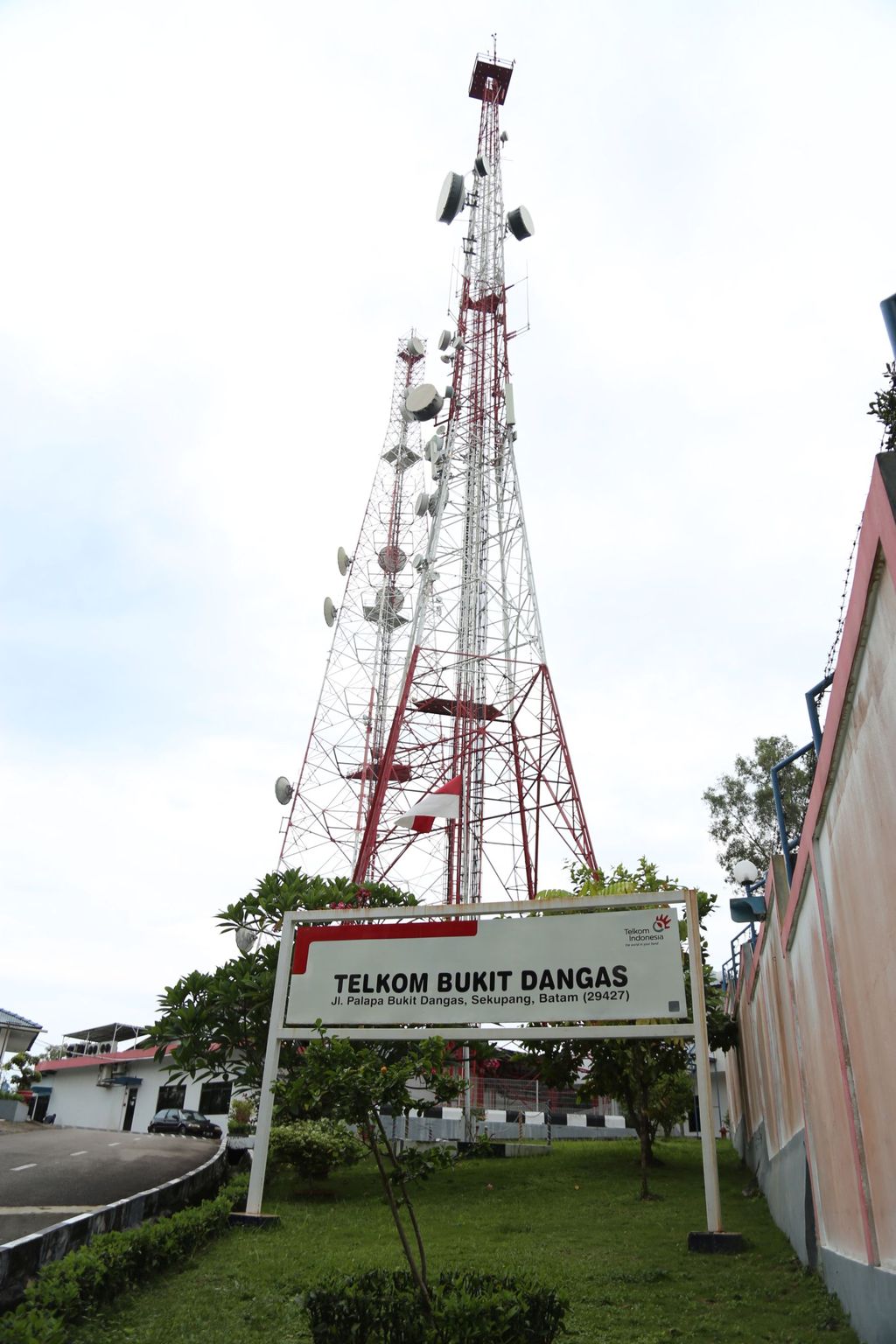 Tower Base Transceiver Station Milik Telkomsel Bukit Dengas. (Dok. Telkomsel)