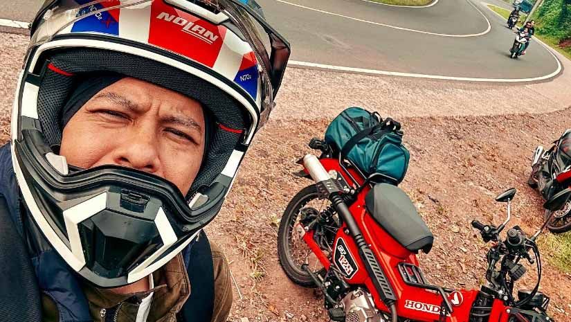 Penampakan Ariel Noah Mudik Naik Motor Bebek Termahal di RI