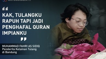 Kisah Remaja Hafiz Alquran Alami Kelainan Tulang Mudah Patah
