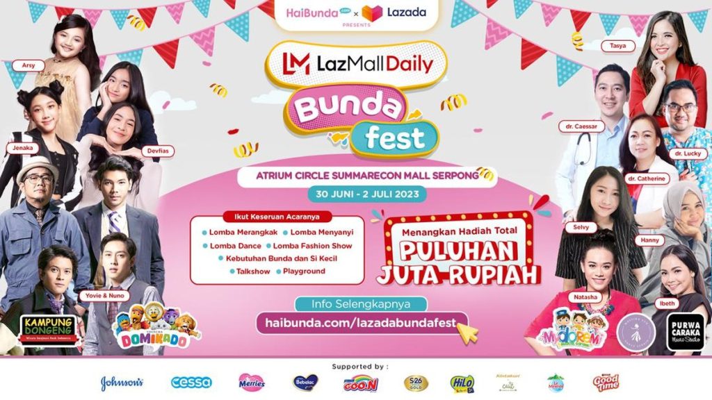 Dear Ayah Bunda, Yuk Serbu LazMall Daily Bundafest 2023