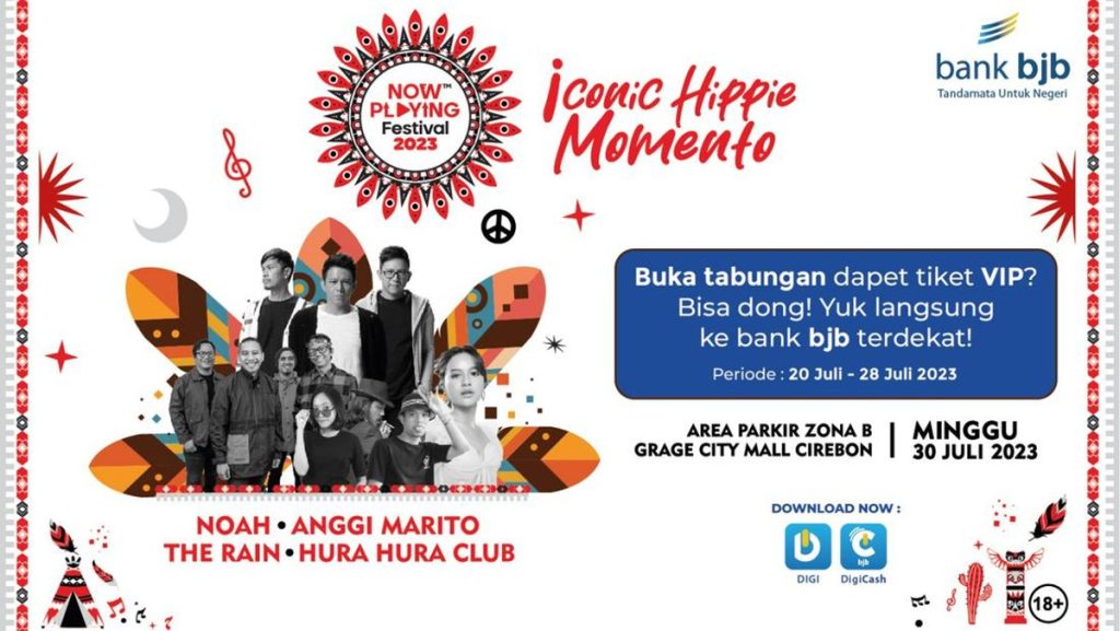 Mau Tiket VIP Now Playing Festival Cirebon 2023? Ini Caranya