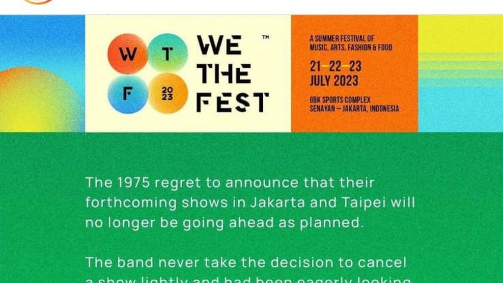 The 1975 Batal Tampil di WTF 2023, Buntut Ciuman LGBT di KL