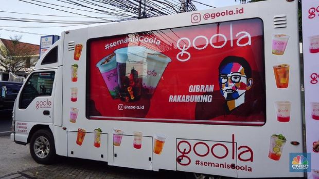 Peluncuran Goola, produk minuman milik Gibran Rakabuming
