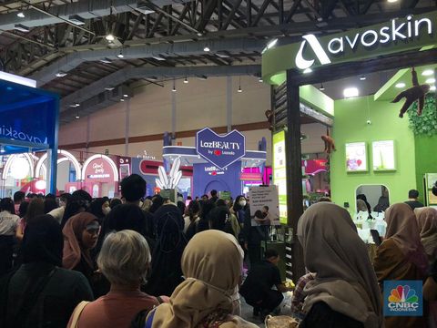 Jakarta x Beauty 2023. (CNBC Indonesia/Rindi Salsabilla Putri)
