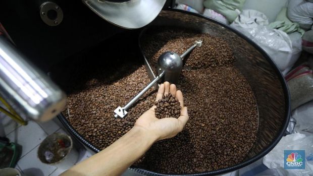Ilustrasi Kopi. (CNBC Indonesia/Andrean Kristianto)