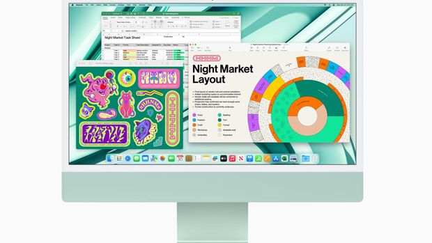 Komputer desktop terbaru Apple, iMac M3