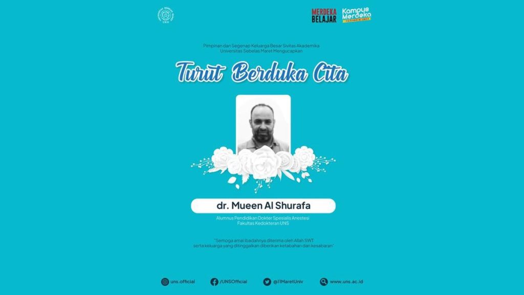 Dokter Palestina Lulusan Indonesia Tewas Dibom Israel