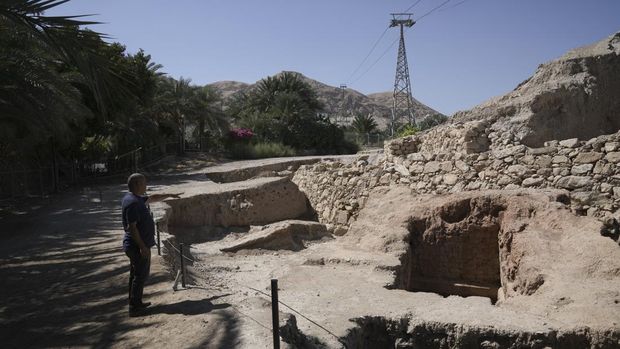 Tell es-Sultan archaeological near Jericho, West Bank, site is seen Sunday, Sept. 17, 2023. A U.N. conference voted Sunday to list the site as a World Heritage Site in Palestine, a decision likely to anger Israel, which controls the territory and does not recognize a Palestinian state.(AP Photo/Mahmoud Illean)