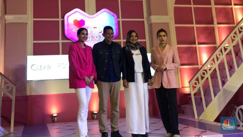 Lazada Fest 12.12 Digelar di Tiga Kota, Sandiaga Uno ‘Happy’