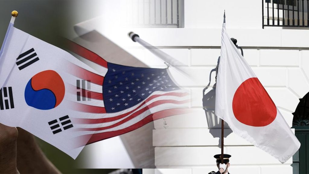 AS-Korsel & Jepang Bertemu Susun Strategi Siap Lawan Korut