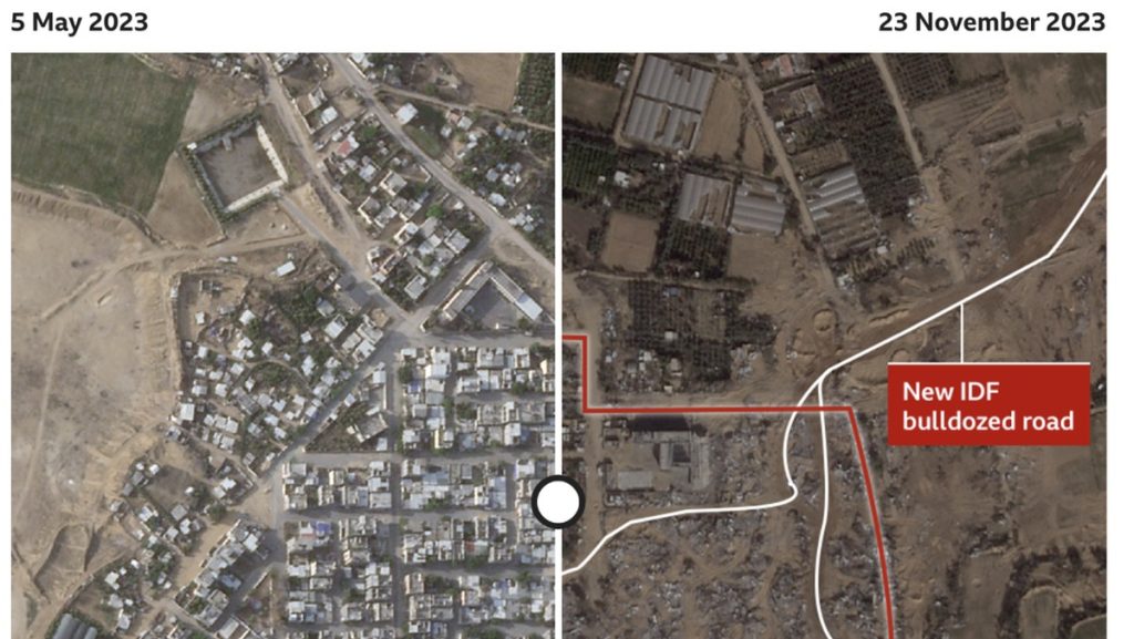 Kejamnya Israel, Satelit Tunjukkan Kehancuran Gaza