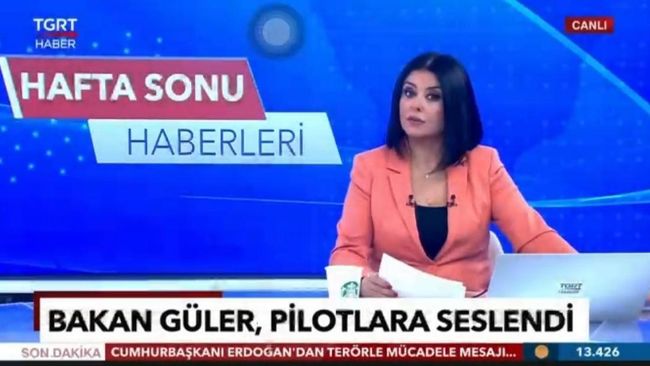 Pembawa Berita Turki Dipecat Usai Pamer Starbuck di TV