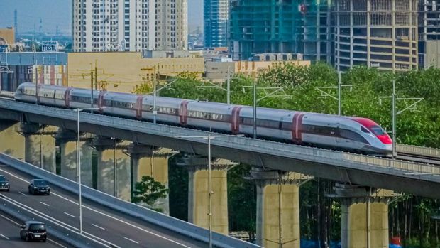 Kereta Cepat Whoosh Jakarta-Bandung. (Dok. KCIC)
