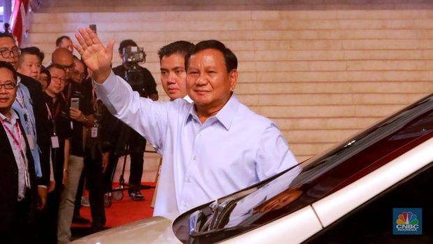 Prabowo  (CNBC Indonesia/Muhammad Sabki)