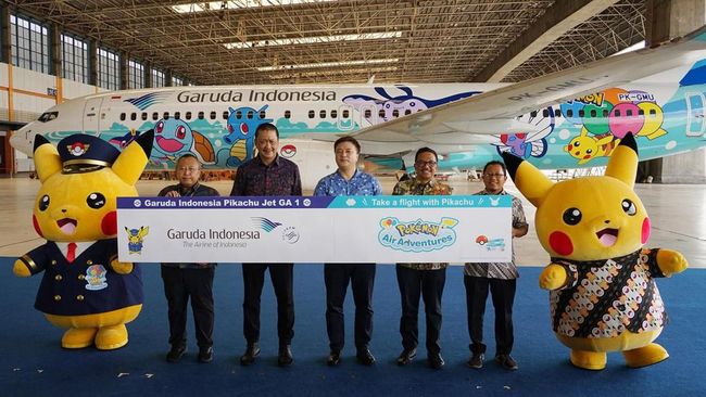 Kawaii! Garuda Indonesia Punya Pesawat Pikachu, Ini Jadwalnya