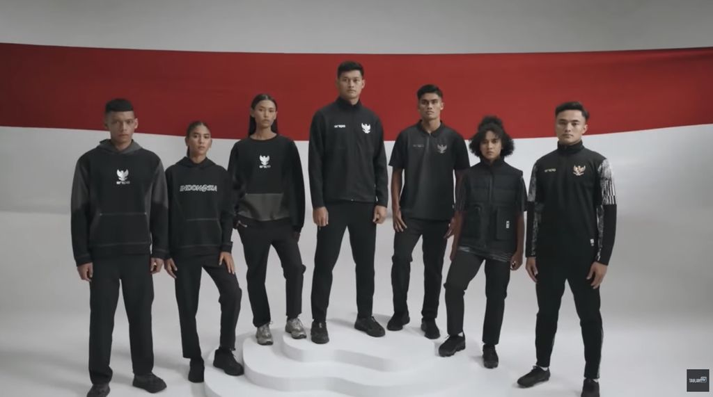 Peluncuran Jersey Timnas Sepak Bola Garuda dari brand ESPRO. (Tangkapan Layar Youtube Taulany TV)