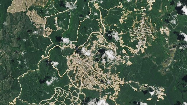 NASA Sempat Ungkap Penampakan IKN dan Sekitarnya