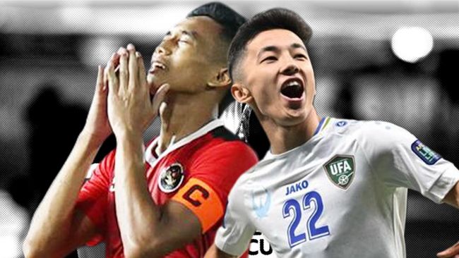 Hasil Semifinal Piala Asia U-23: Indonesia 0-2 Uzbekistan