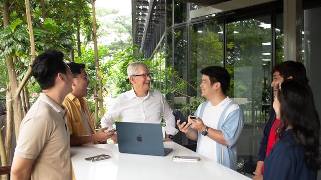 Agenda CEO Apple Tim Cook Usai Bertemu Jokowi dan Prabowo