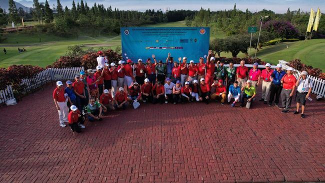 PERPESI Sukses Gelar Turnamen Golf Senior ASEAN di Bandung Jawa Barat