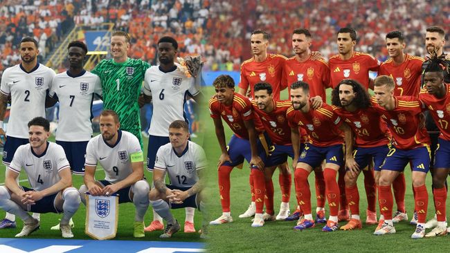 Link Streaming Final Euro 2024 Spanyol Vs Inggris, Live 02.00 WIB!