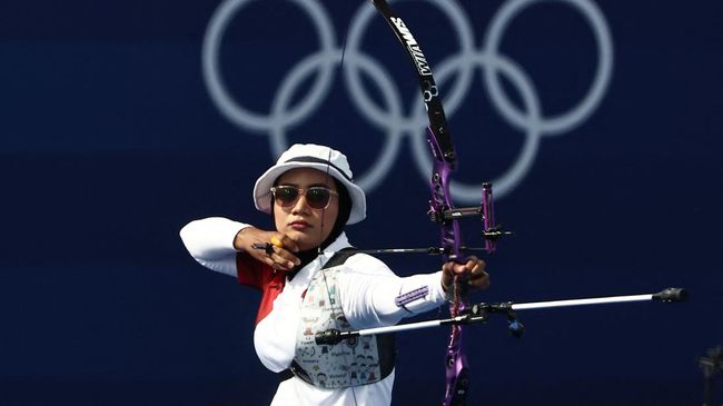 Langkah Atlet Panahan RI Diananda di Olimpiade Paris 2024 Tertahan