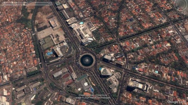 Cara Lihat Jakarta 20 yang Tahun Lalu Pakai Fitur Baru Google Earth
