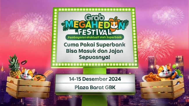 Superbank Jadi Mitra Pembayaran Eksklusif di Megahedon Festival 2024
