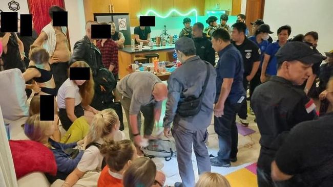 Berkedok Acara Tahun Baru, Puluhan Bule Pesta Seks & Narkoba di Bali