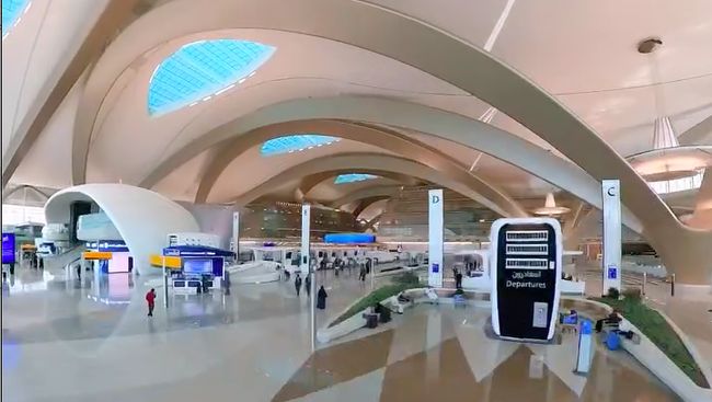 Potret Bandara Zayed di Abu Dhabi yang Dijuluki Terindah di Dunia
